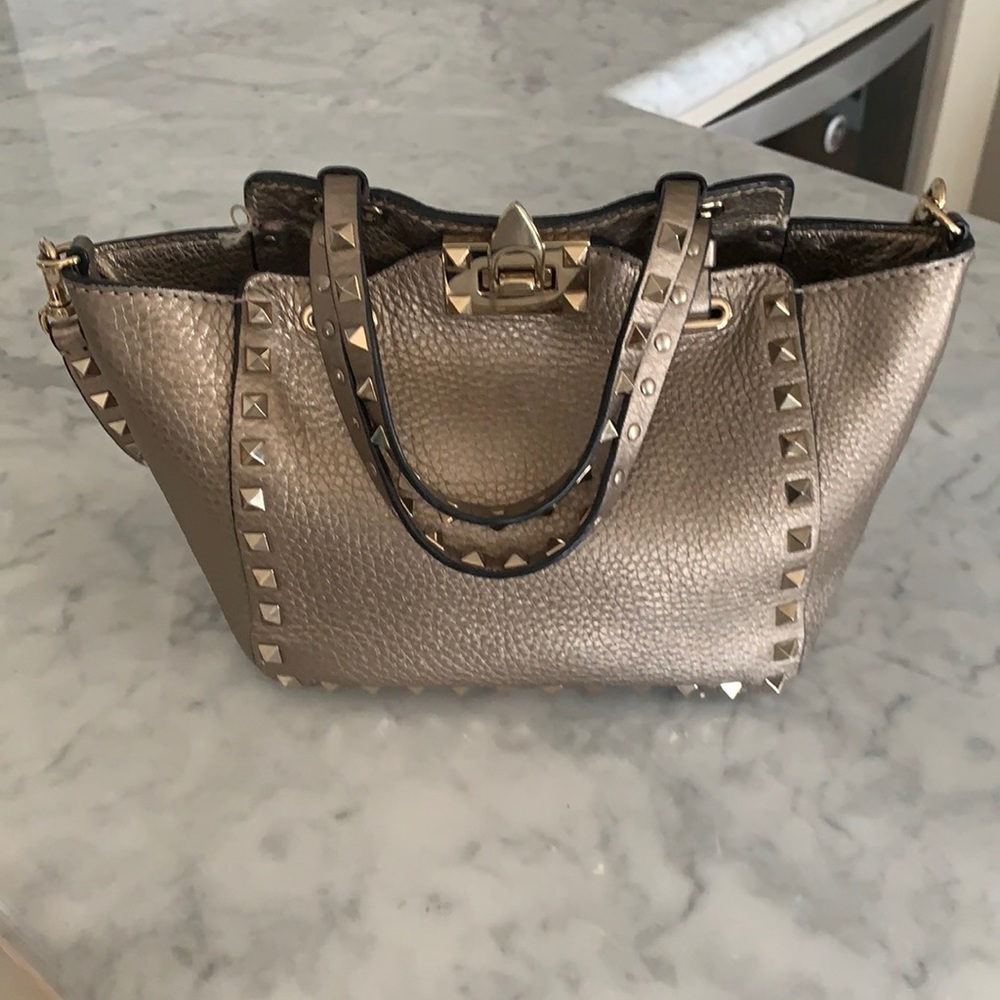 Rockstud Leather purse